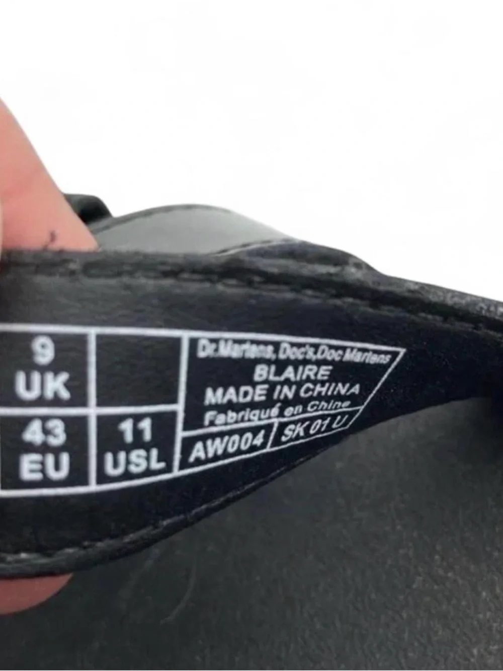 Dr. Martens Blaire Platform Black Sandals